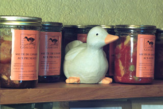 plat cuisinés à base de canard gras